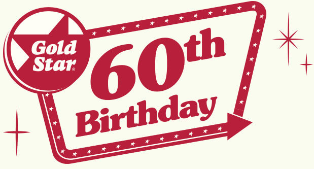 Gold Star 60th Birthday