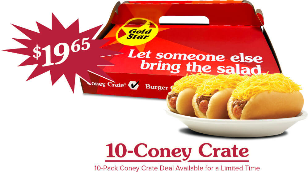 10-Pack Coney Crate Deal Available for a Limited Time