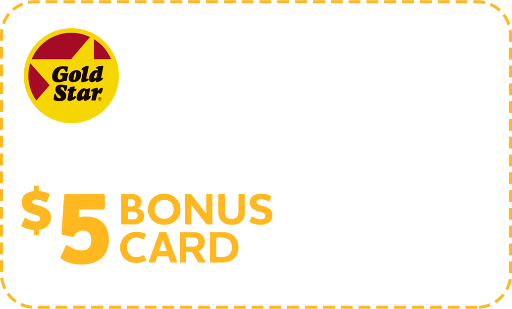 $5 Bonus Card. Valid January 1 to February 29, 2020