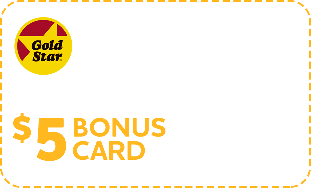 $5 Bonus Card. Valid January 1 to February 28, 2021