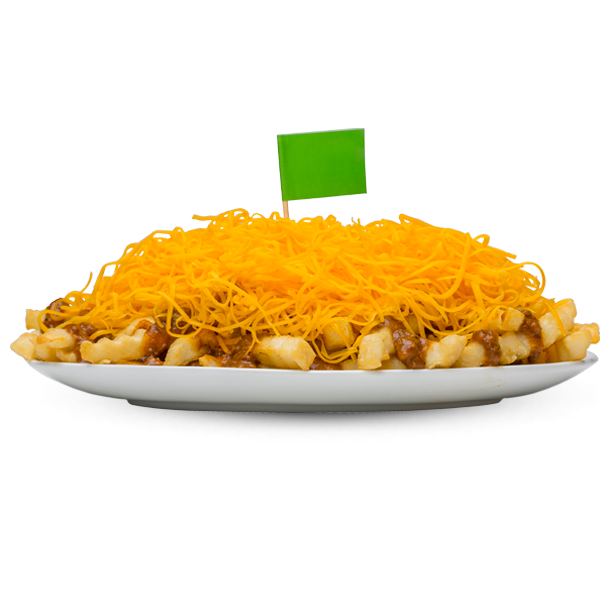 Vegetarian Chili Cheese Fries